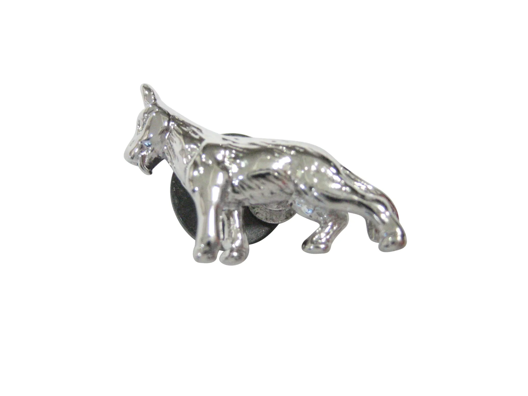 Silver Toned Alsatian German Shepherd Dog Magnet