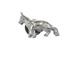 Silver Toned Alsatian German Shepherd Dog Magnet