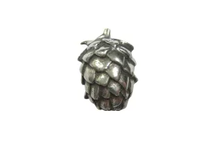Silver Toned Brewing Beer Hops Magnet