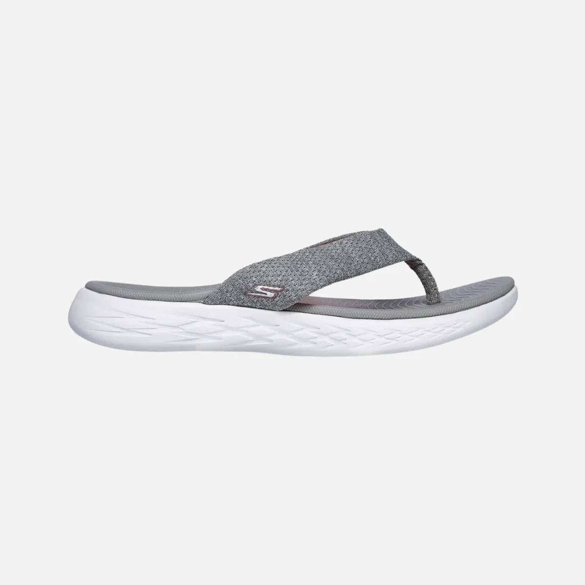 Skechers On-The-Go 600 Preferred Women's Slide -Gray/Pink