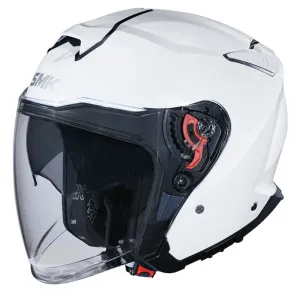 SMK GTJ GL100 White Helmet