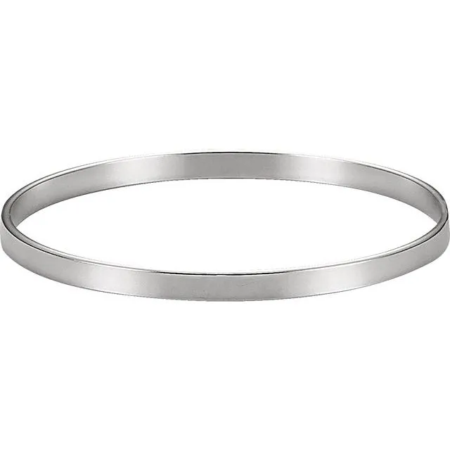 Sterling Silver 4.75 mm Bangle Bracelet