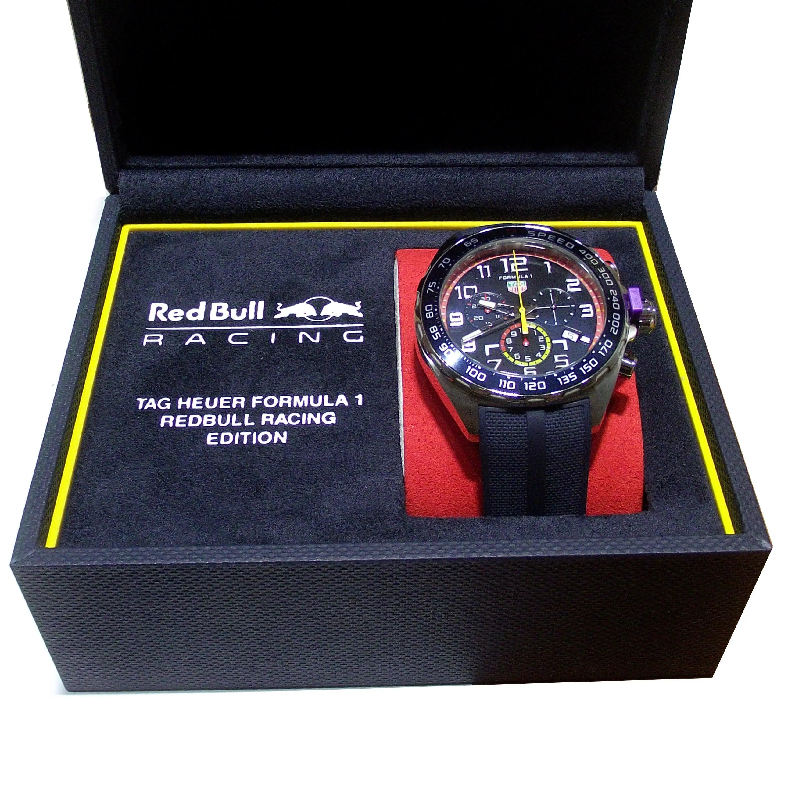 Tag Heuer Clock Formula 1 Red Bull Racing Edition 43mm Blue Quartz steel caz101al.ft8052