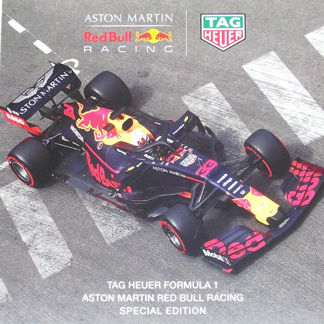 Tag Heuer Clock Formula 1 Red Bull Racing Edition 43mm Blue Quartz steel caz101al.ft8052
