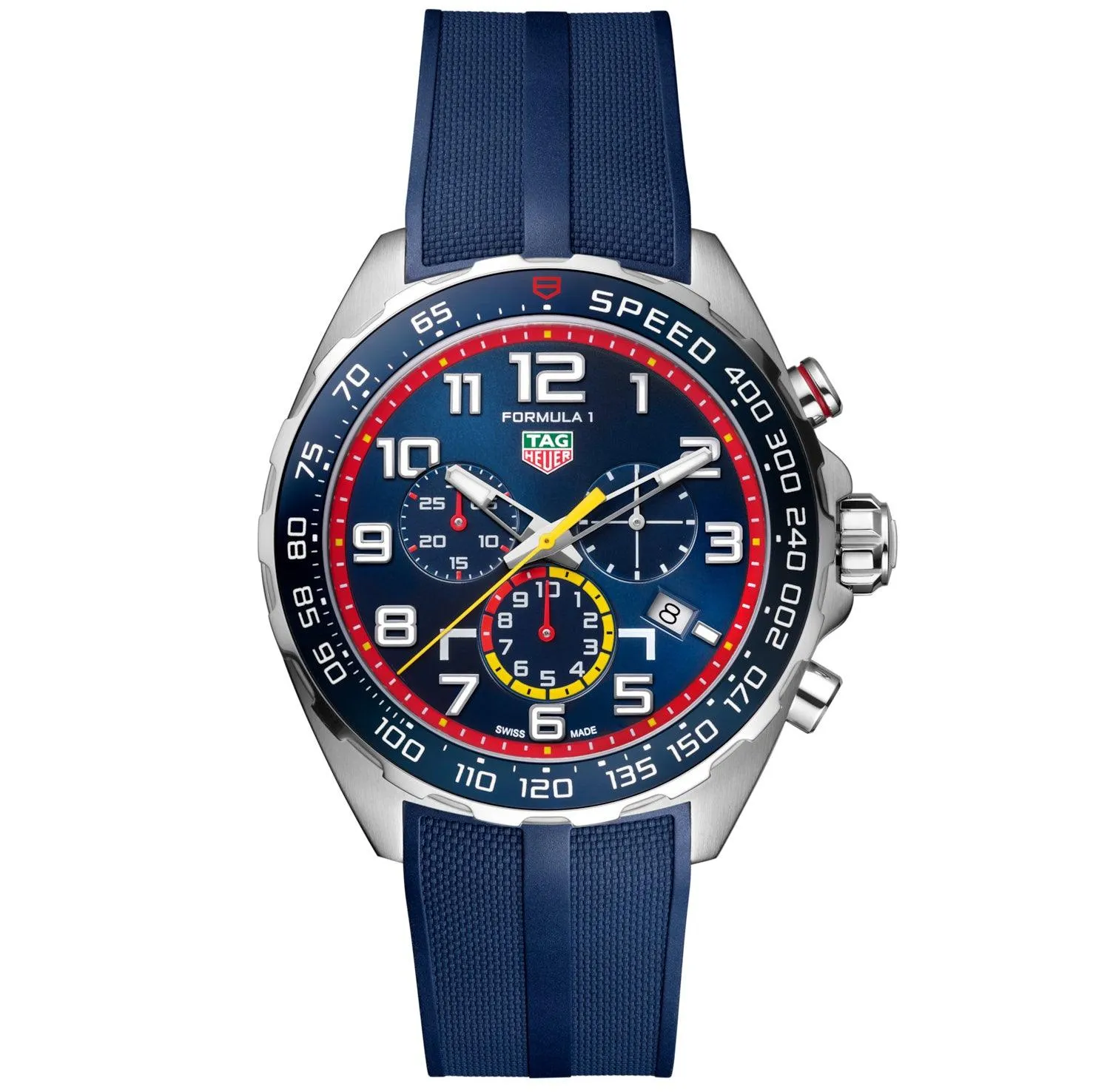 Tag Heuer Clock Formula 1 Red Bull Racing Edition 43mm Blue Quartz steel caz101al.ft8052