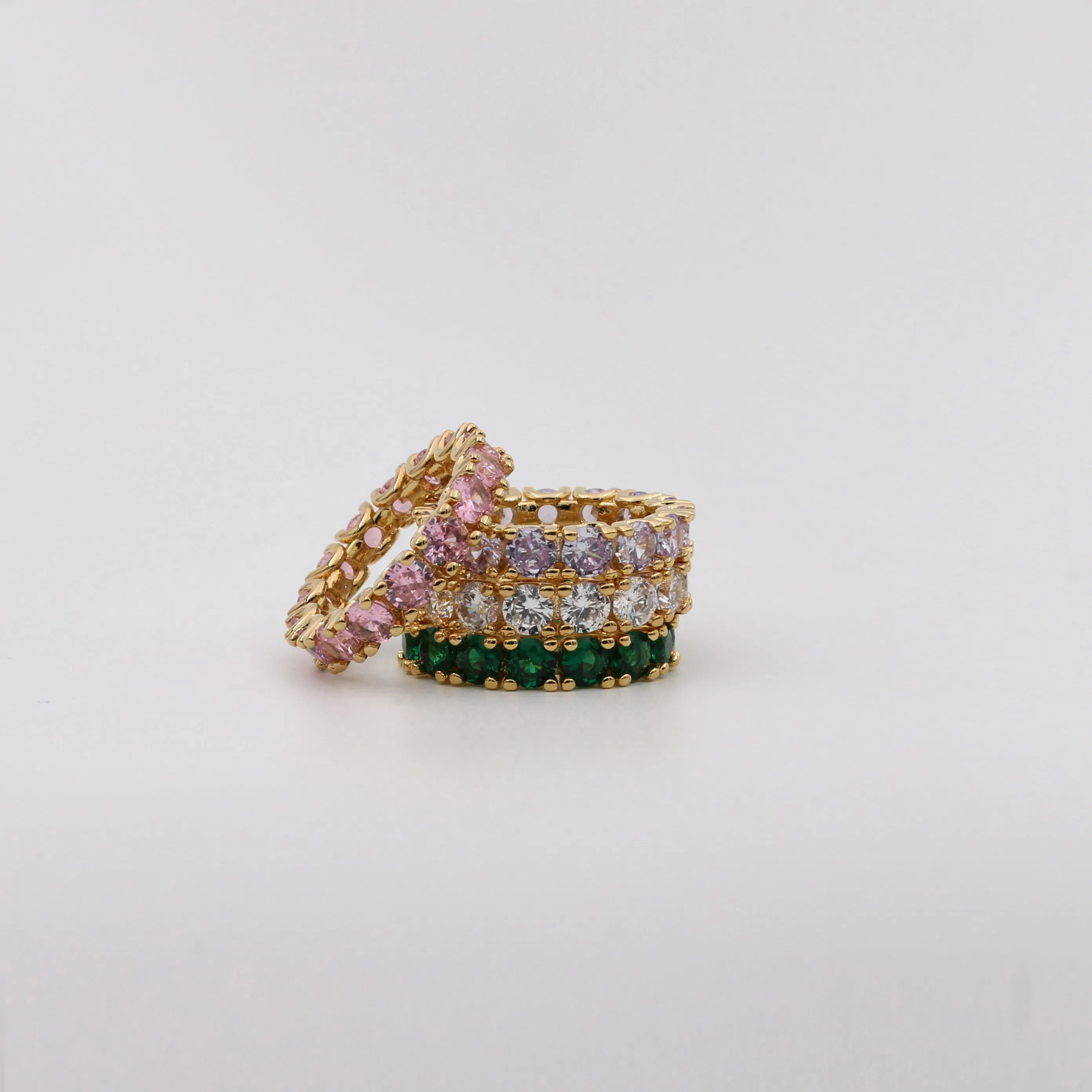 Tennis Crystal Ring