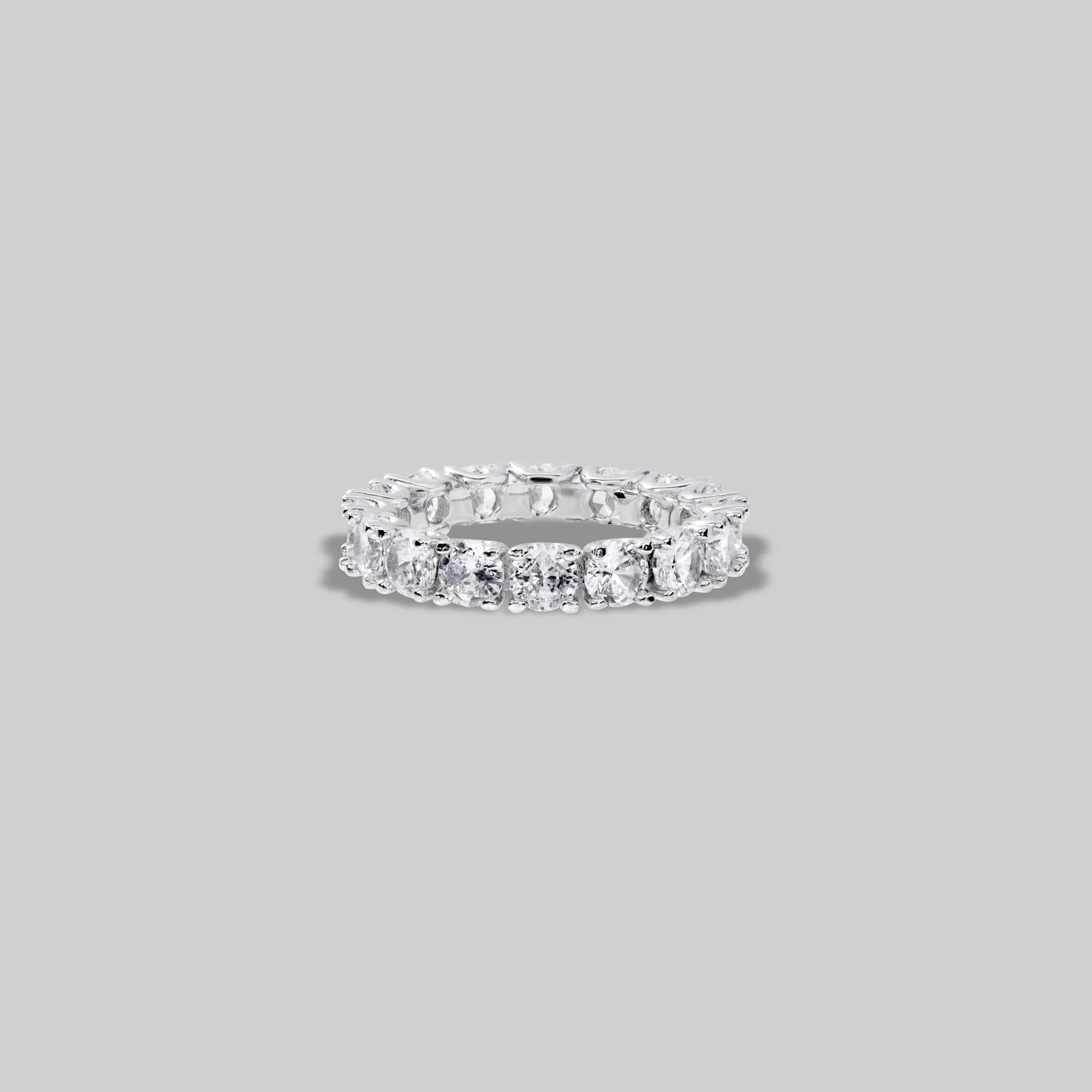Tennis Crystal Ring