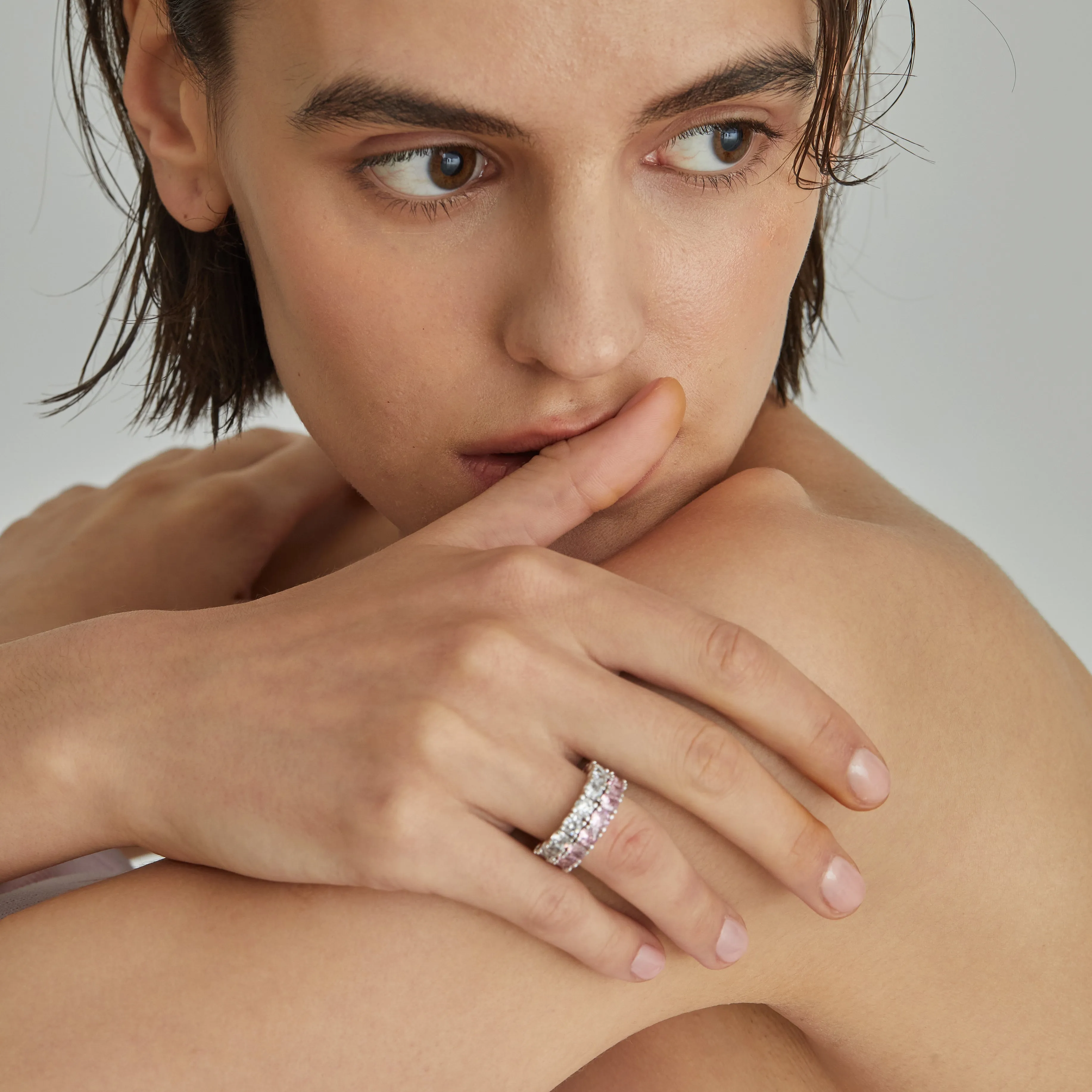 Tennis Crystal Ring
