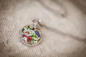The Flora Pocket Watch