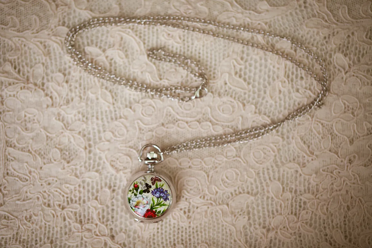 The Flora Pocket Watch