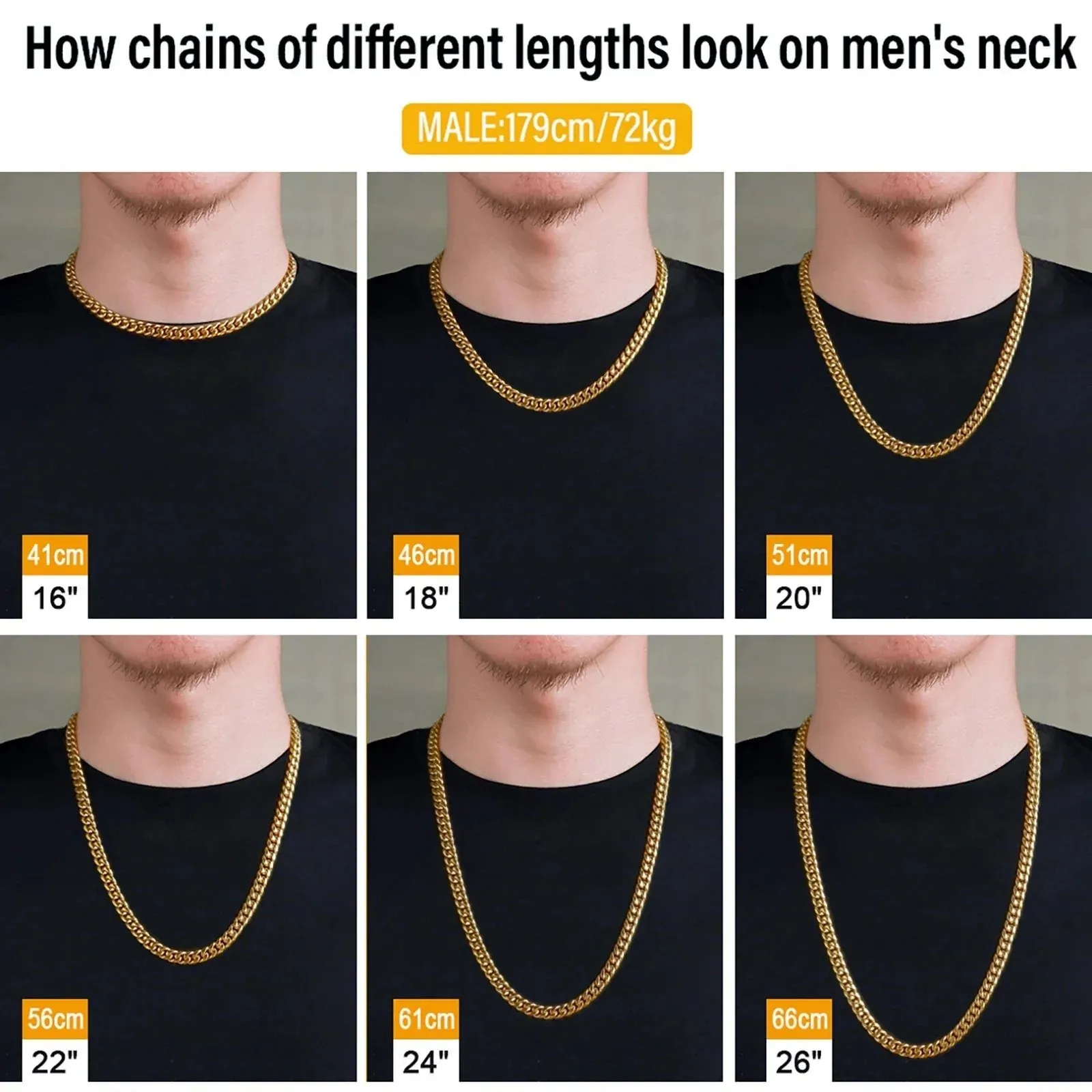 The Golden Age Ⅱ® - Cuban Link Chain 18K Gold (Push Button Clasp)
