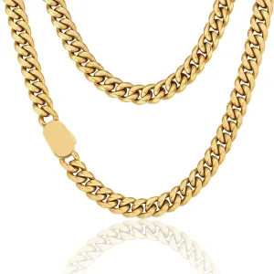 The Golden Age Ⅱ® - Cuban Link Chain 18K Gold (Push Button Clasp)