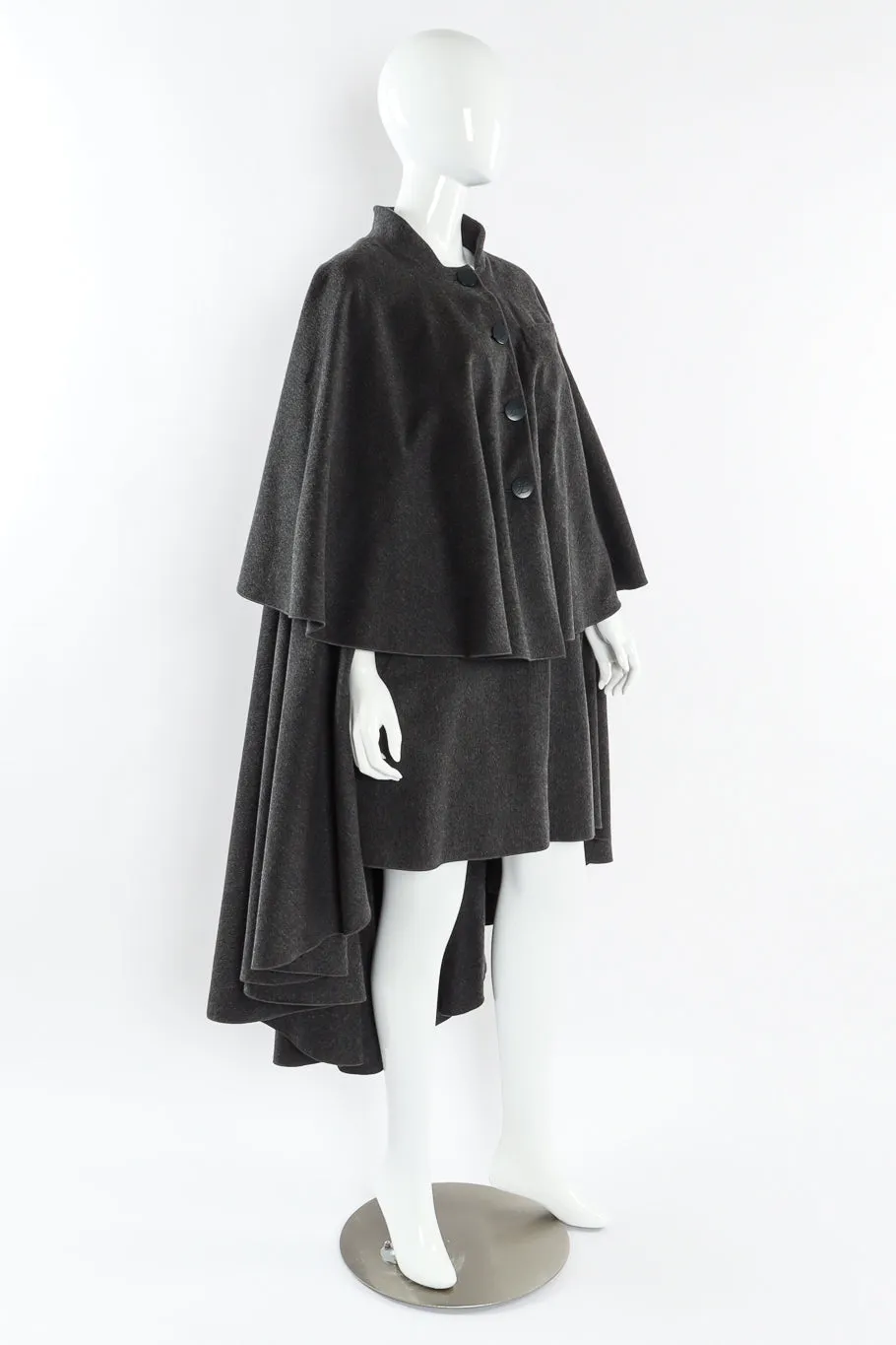 Tiered Cashmere Cape