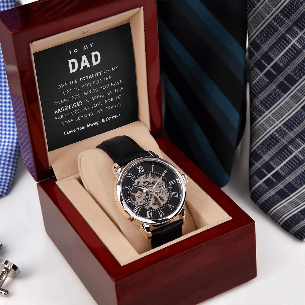 To My Dad, Thank You For Everything