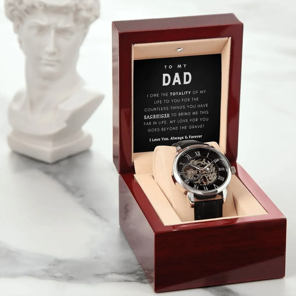 To My Dad, Thank You For Everything