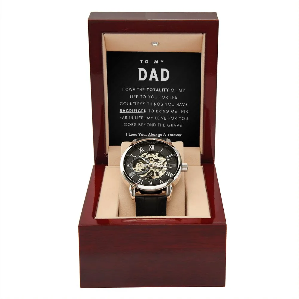 To My Dad, Thank You For Everything