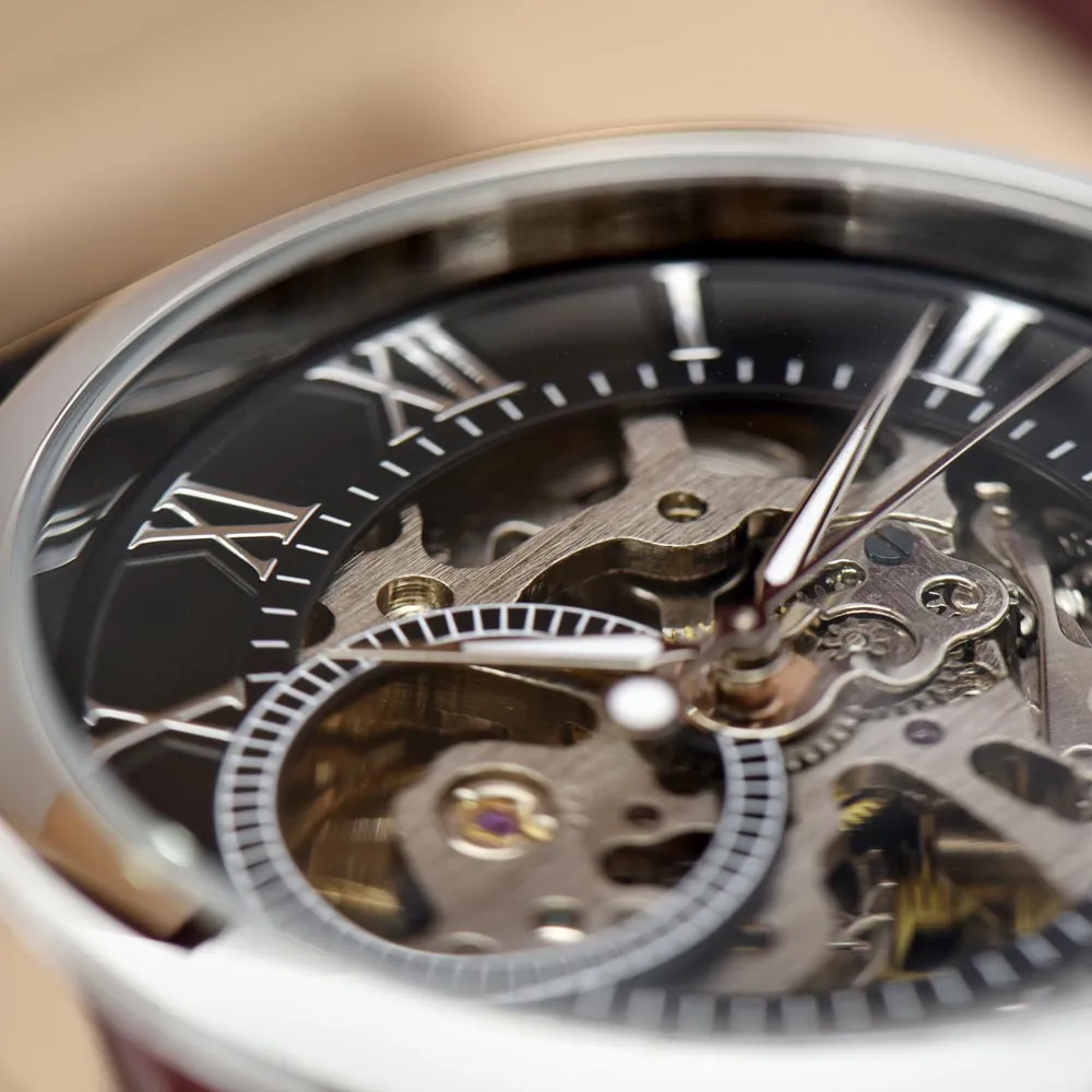 To My Husband | Love You More Than Yesterday | Luxury Openface Men's Watch With Genuine Leather Band