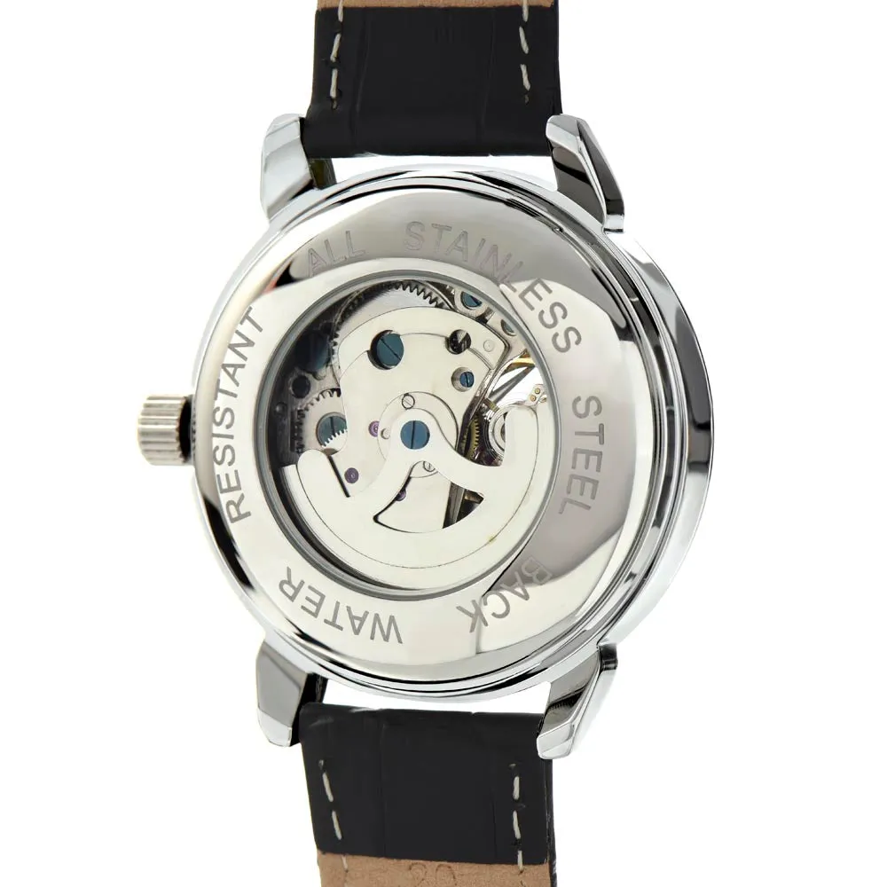 To My Husband - Love You More Today | Luxury Openface Men's Watch With Genuine Leather Band
