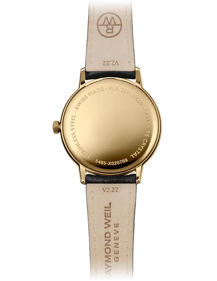 Toccata Men's Classic Gold PVD Leather Quartz Watch