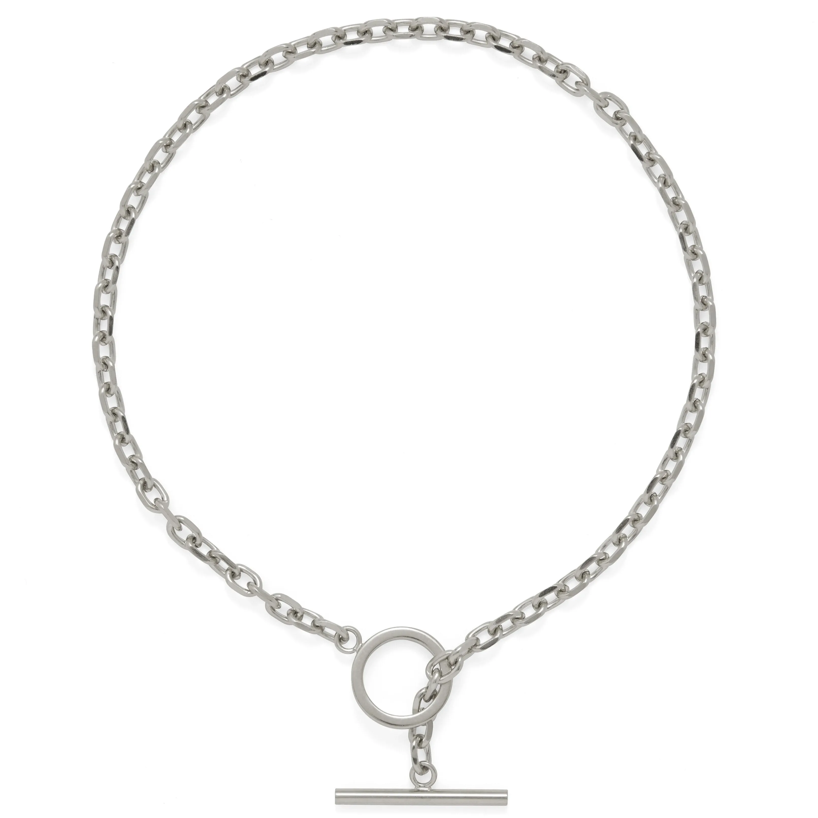 Toggle Necklace in Silver