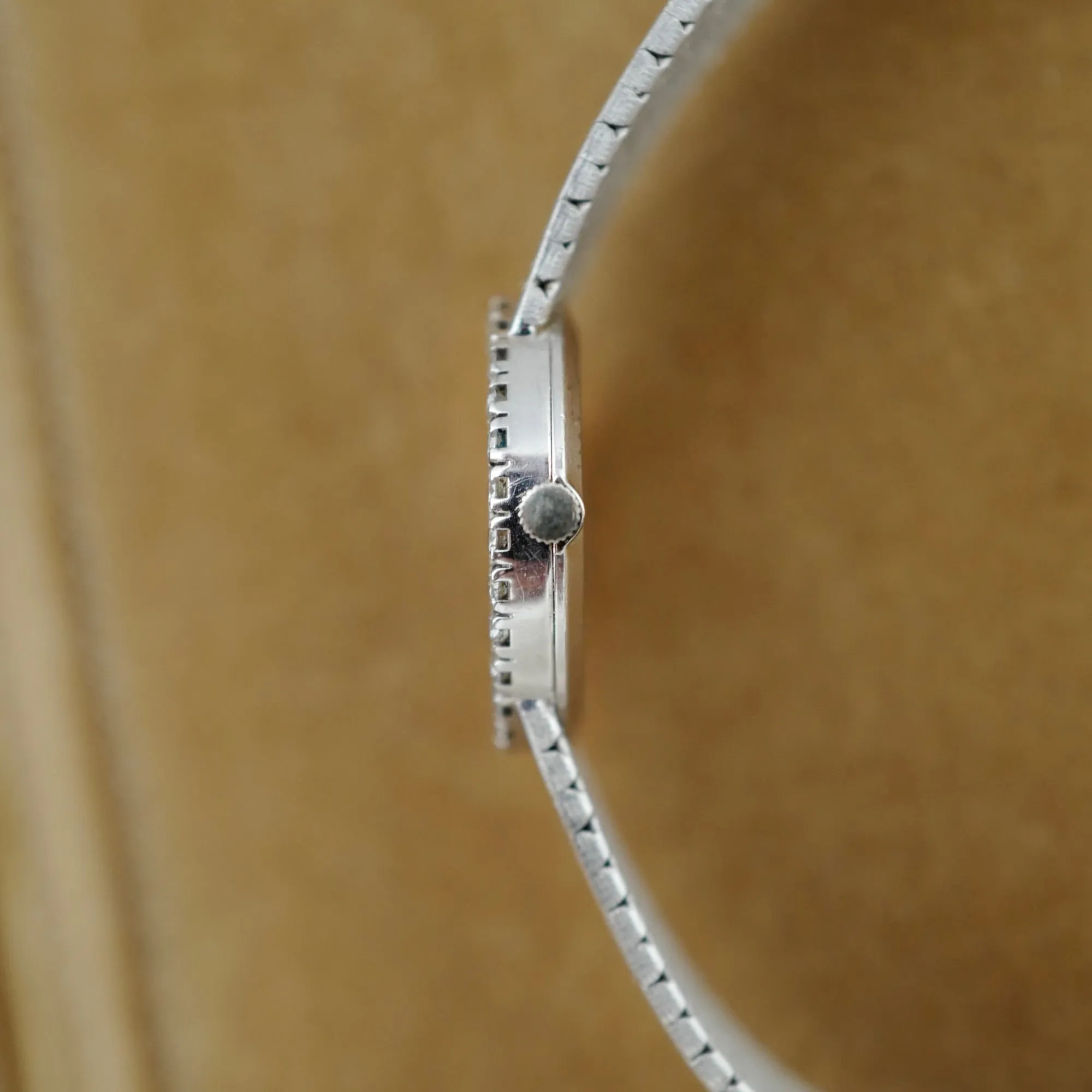 Vacheron Constantin White Gold Bracelet Watch with Diamonds and Opal Dial