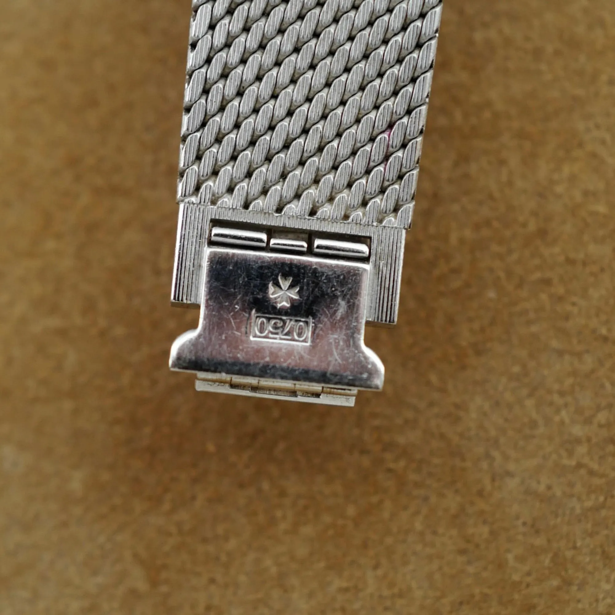 Vacheron Constantin White Gold Bracelet Watch with Diamonds and Opal Dial
