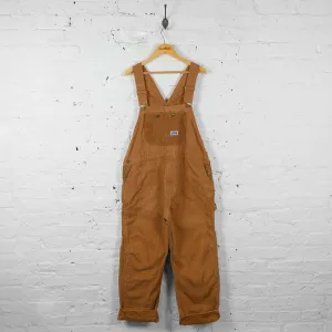 Vintage Big Smith Workwear Dungarees - Brown - XXXL