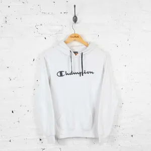 Vintage Champion Hoodie - White - S