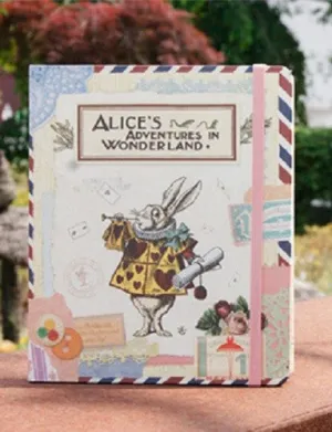 Vintage Collage Collection Line Note - Alice