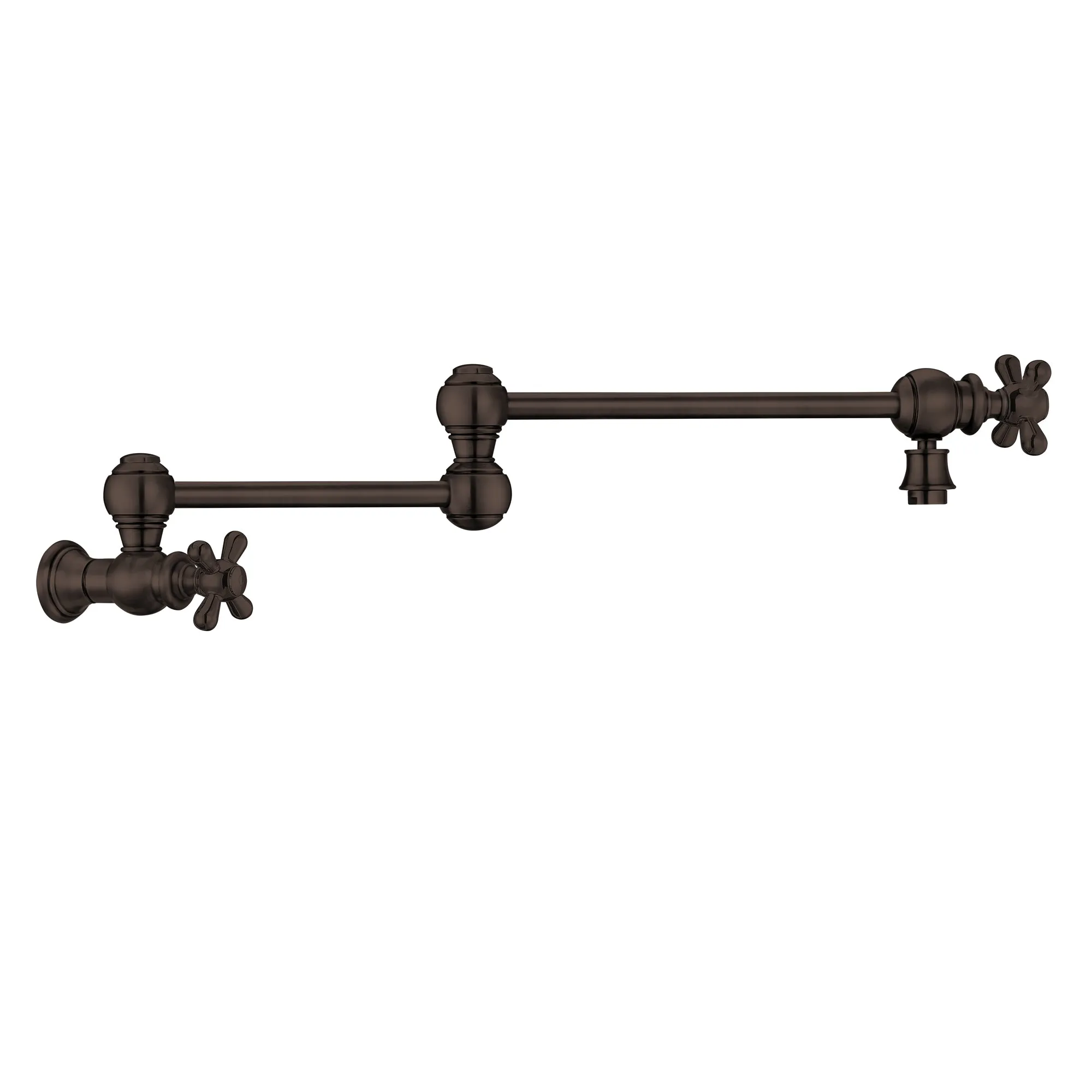 Vintage III Plus  Wall Mount Retractable Swing Spout Pot Filler with Cross Handles