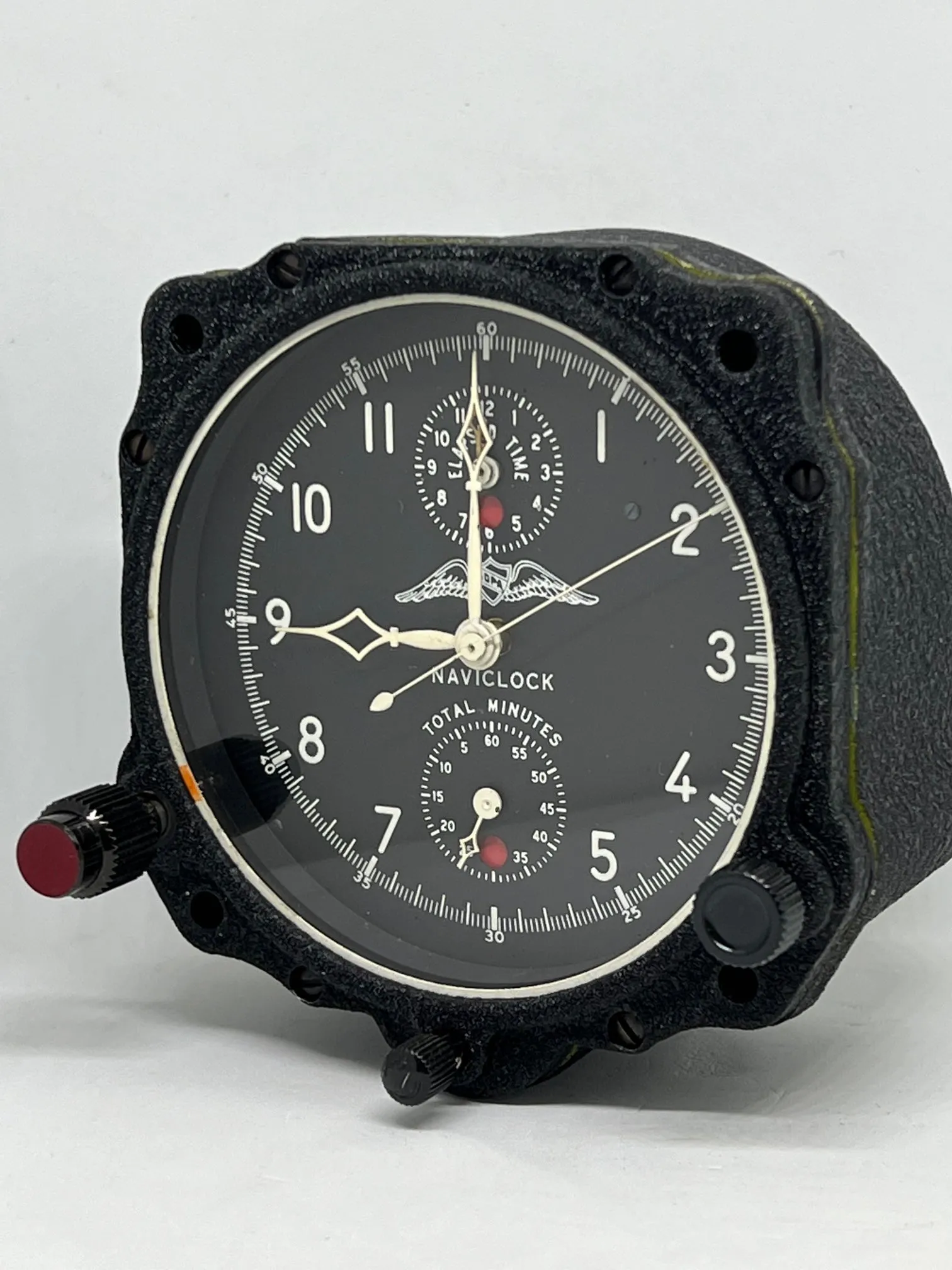 Vintage Jaeger LeCoultre Chronoflite Aircraft Clock