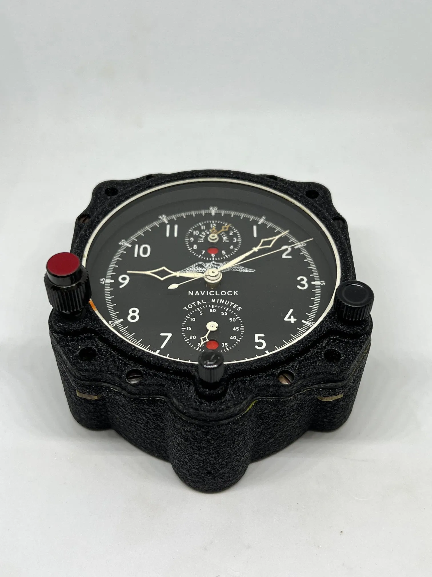 Vintage Jaeger LeCoultre Chronoflite Aircraft Clock