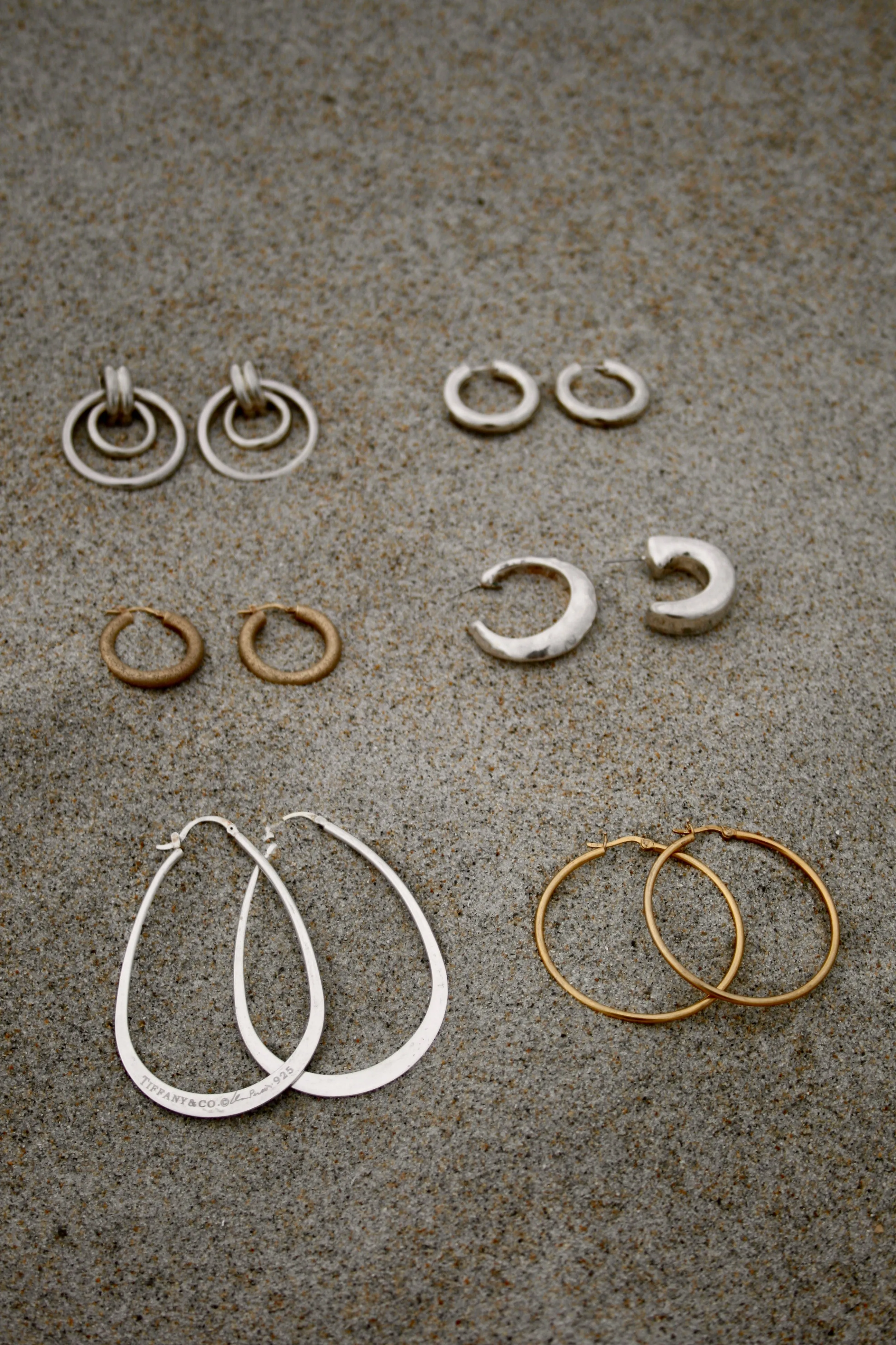 Vintage Large Classic Hoops