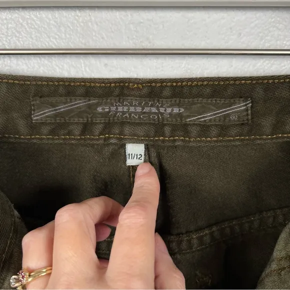 Vintage Marithe Francois Girbaud Women's Brown High Rise Tapered Jeans 28x30