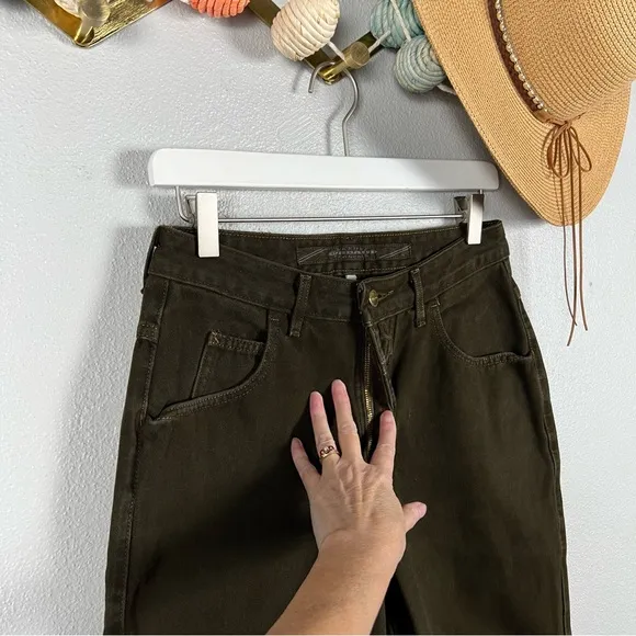 Vintage Marithe Francois Girbaud Women's Brown High Rise Tapered Jeans 28x30
