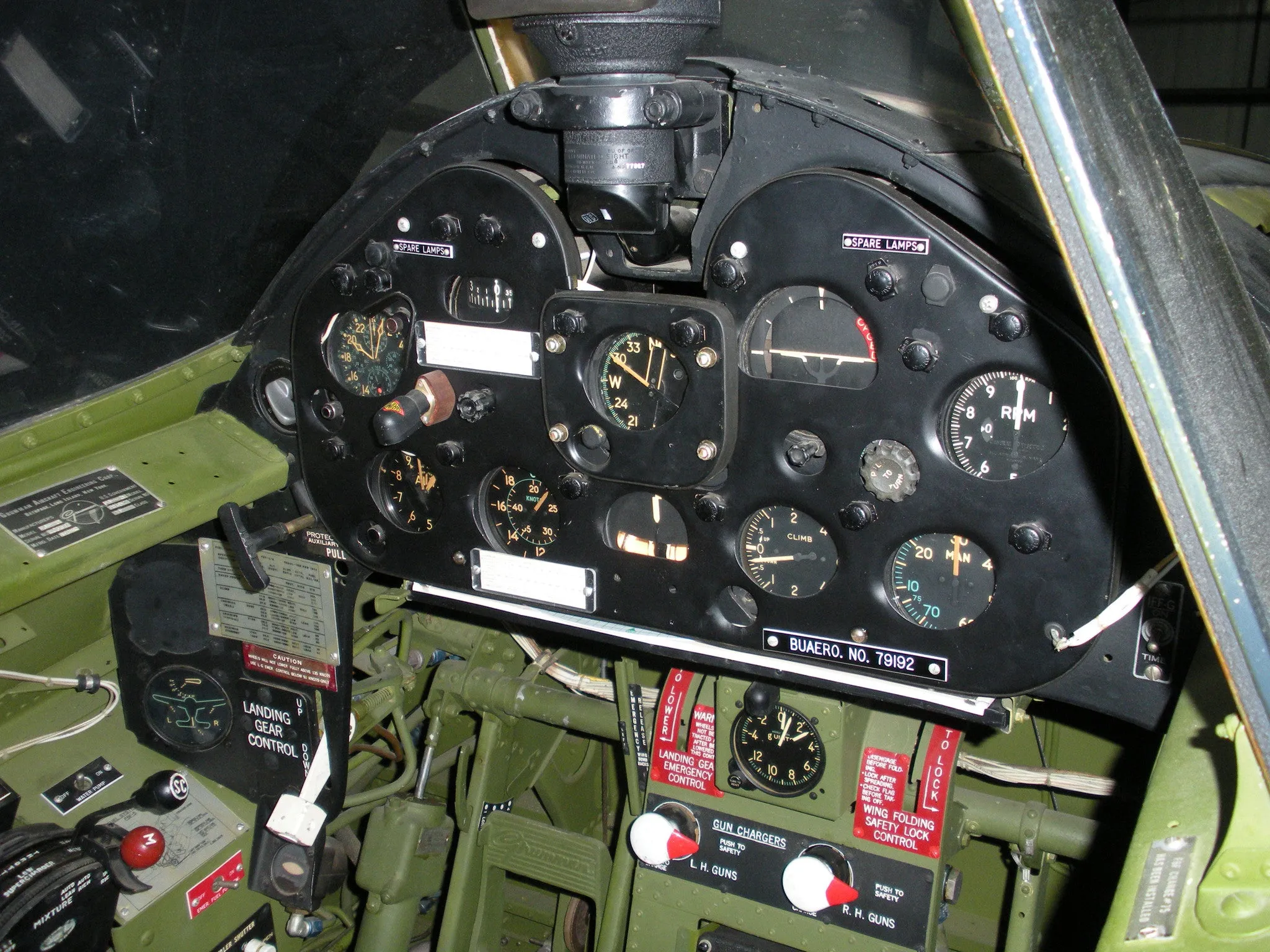 Vintage New Old Stock WW2 Elgin 37500 Aircraft Clock