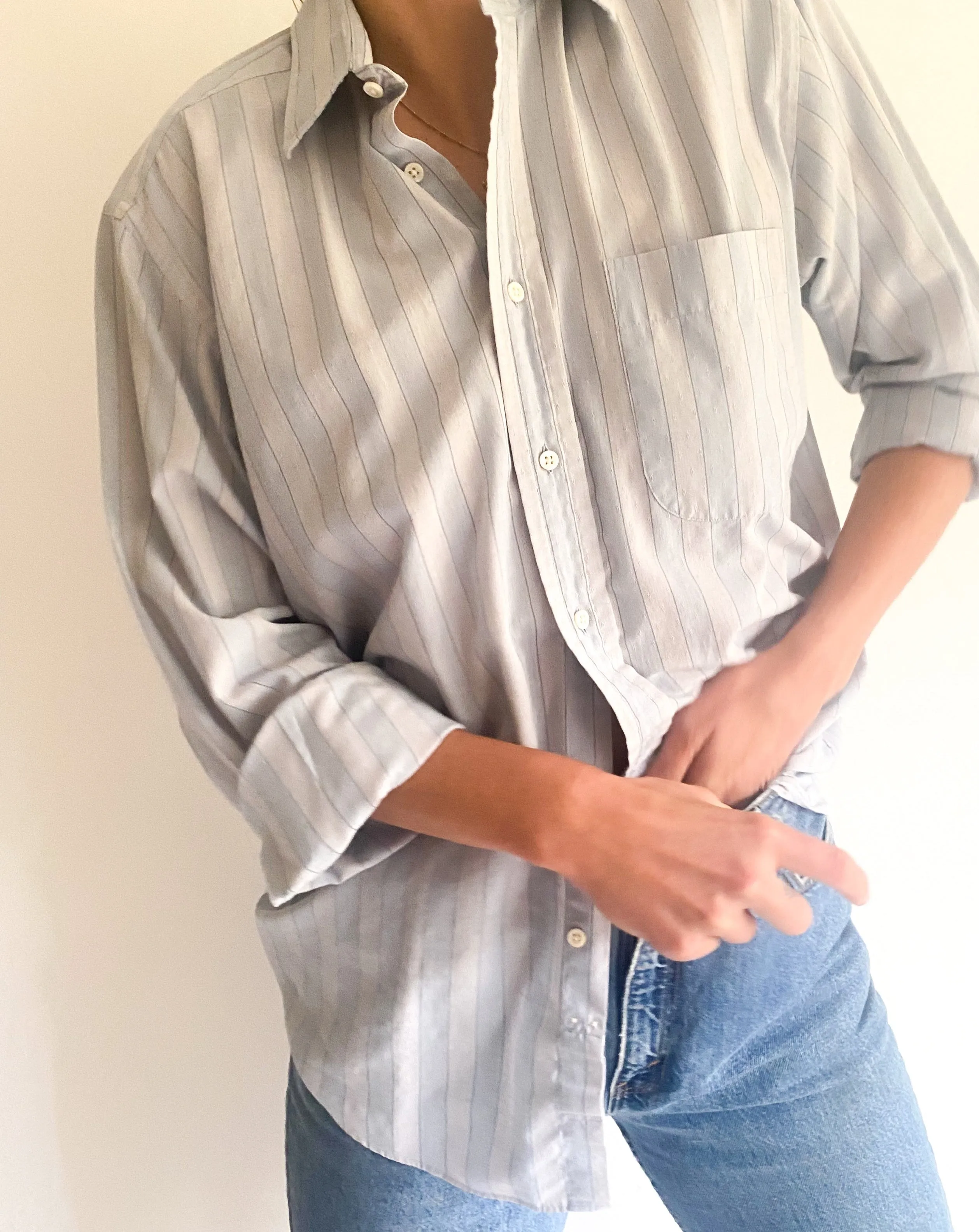 Vintage Yves Saint Laurent Stripe Shirt