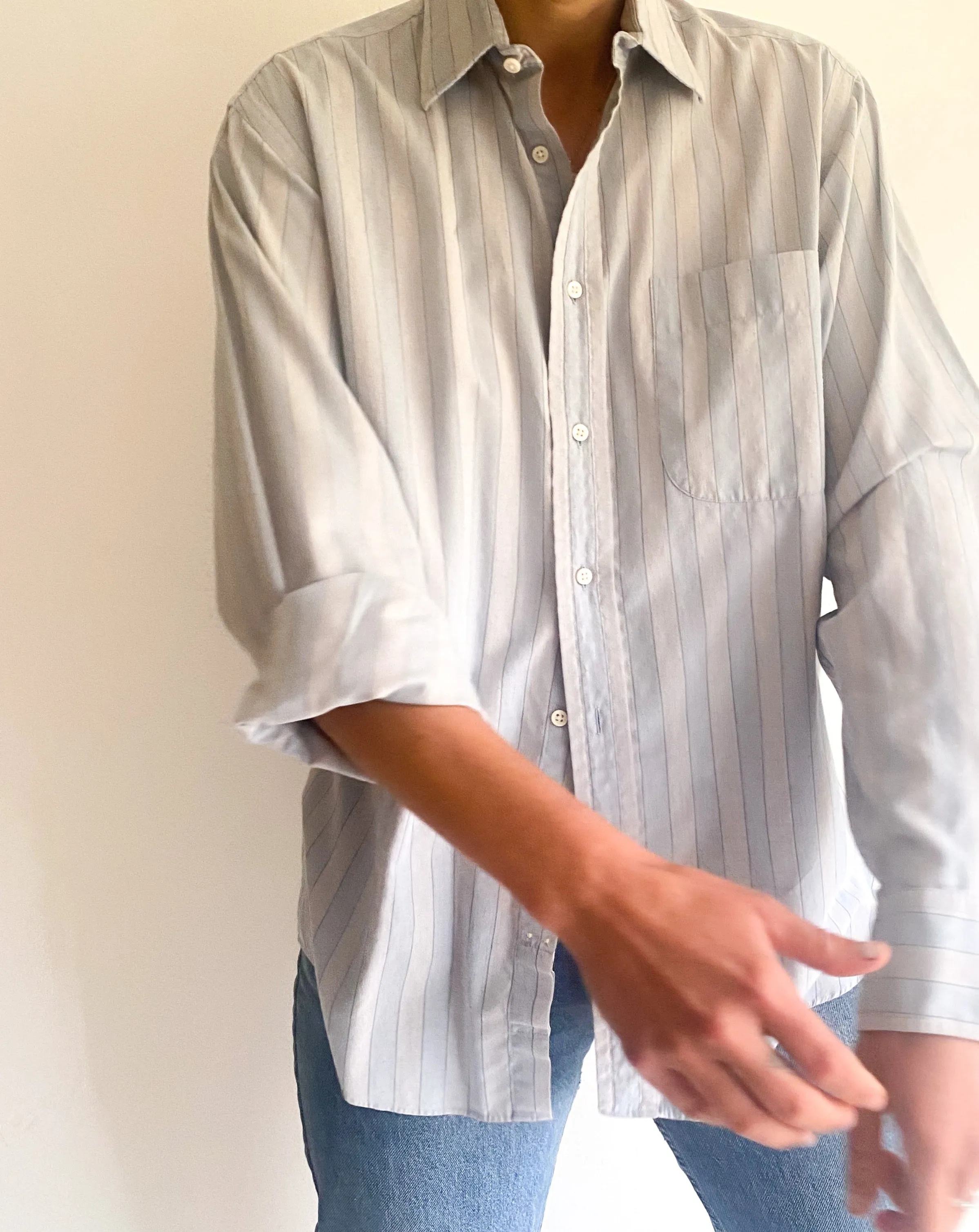 Vintage Yves Saint Laurent Stripe Shirt
