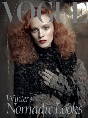VOGUE Magazine Italia October 2011 KAREN ELSON Andreea Diaconu GUINEVERE VAN SEENUS