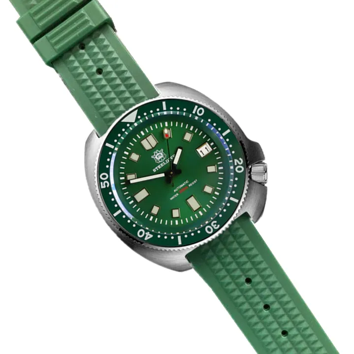 ★WelcomeDeals★Steeldive SD1970 6105 Turtle Diver Watch V2