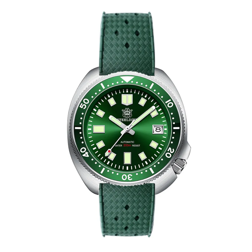★WelcomeDeals★Steeldive SD1970 6105 Turtle Diver Watch V2
