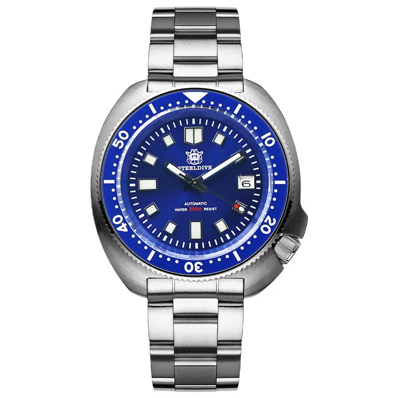 ★WelcomeDeals★Steeldive SD1970 6105 Turtle Diver Watch V2