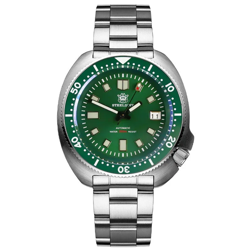 ★WelcomeDeals★Steeldive SD1970 6105 Turtle Diver Watch V2