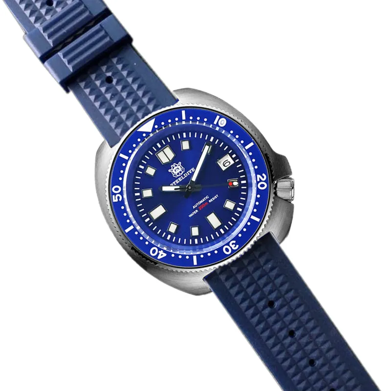 ★WelcomeDeals★Steeldive SD1970 6105 Turtle Diver Watch V2