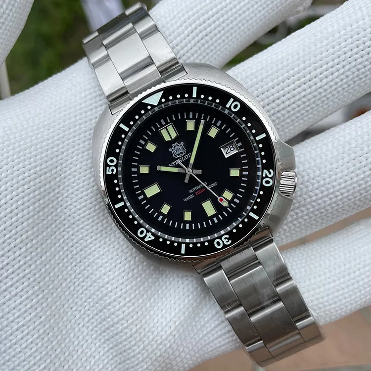 ★WelcomeDeals★Steeldive SD1970 6105 Turtle Diver Watch V2