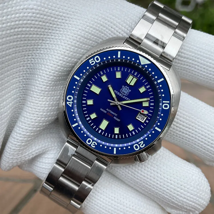 ★WelcomeDeals★Steeldive SD1970 6105 Turtle Diver Watch V2