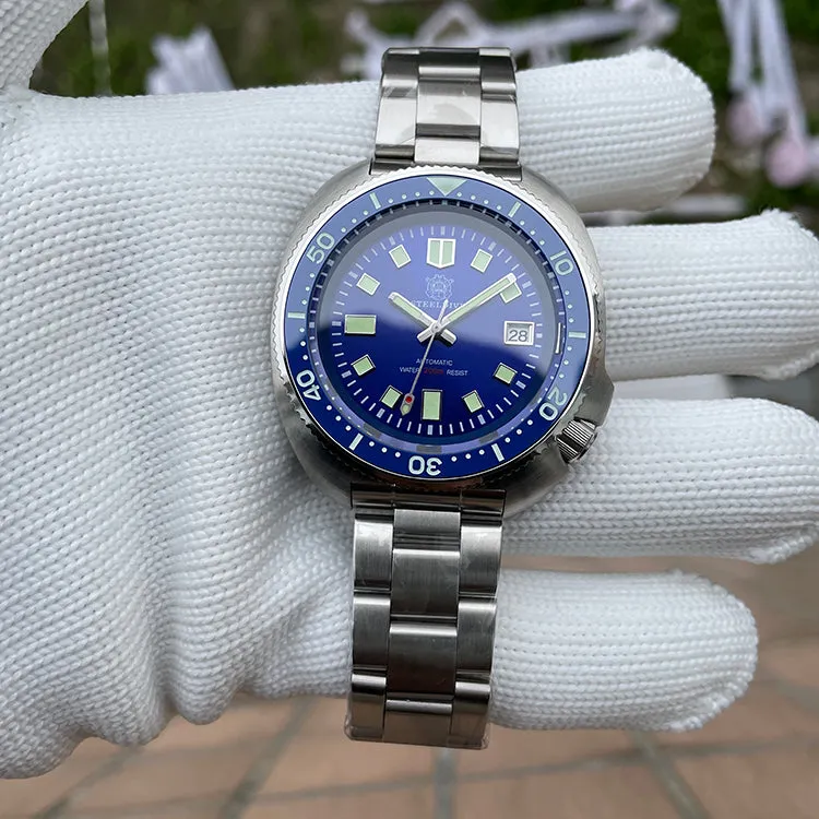 ★WelcomeDeals★Steeldive SD1970 6105 Turtle Diver Watch V2