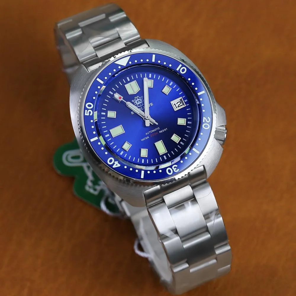 ★WelcomeDeals★Steeldive SD1970 6105 Turtle Diver Watch V2