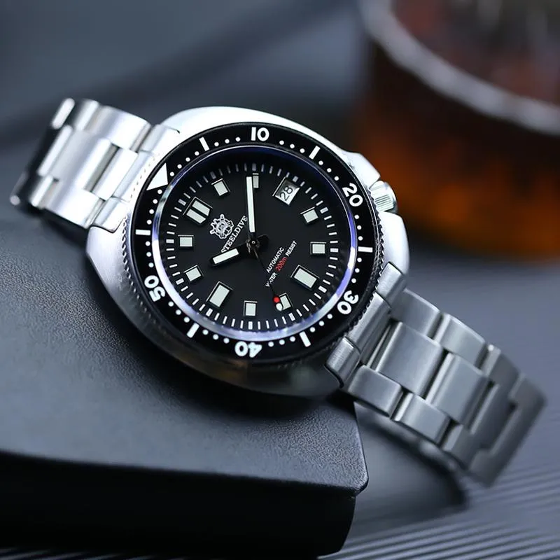 ★WelcomeDeals★Steeldive SD1970 6105 Turtle Diver Watch V2