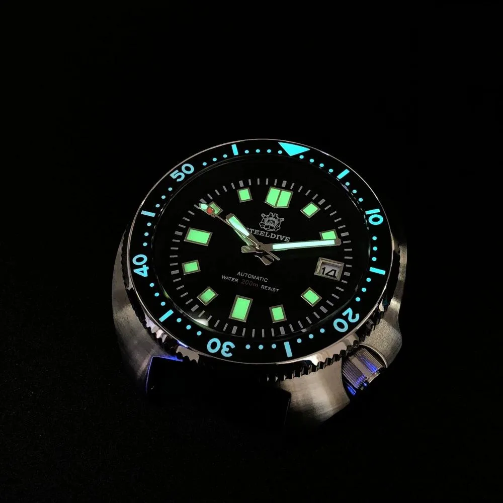 ★WelcomeDeals★Steeldive SD1970 6105 Turtle Diver Watch V2